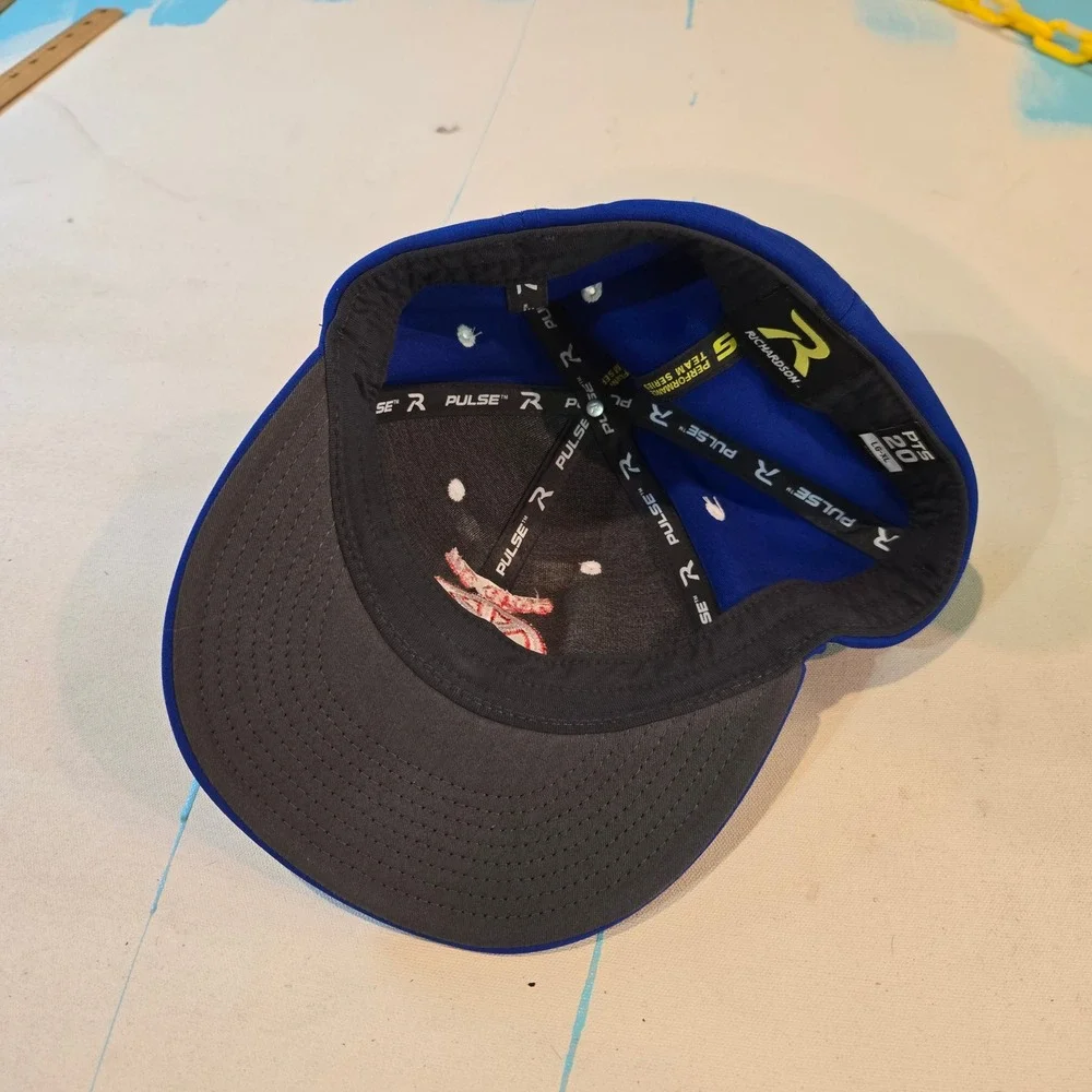 No Dice‎ Peace Sign Hat Richardson Pulse R Performance Fitted Cap PTS 20 Sz L/XL